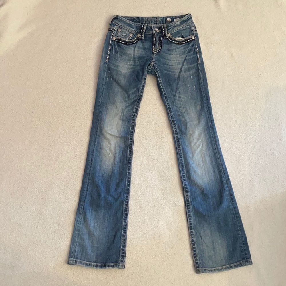 Miss Me and Rock Revival jeans.